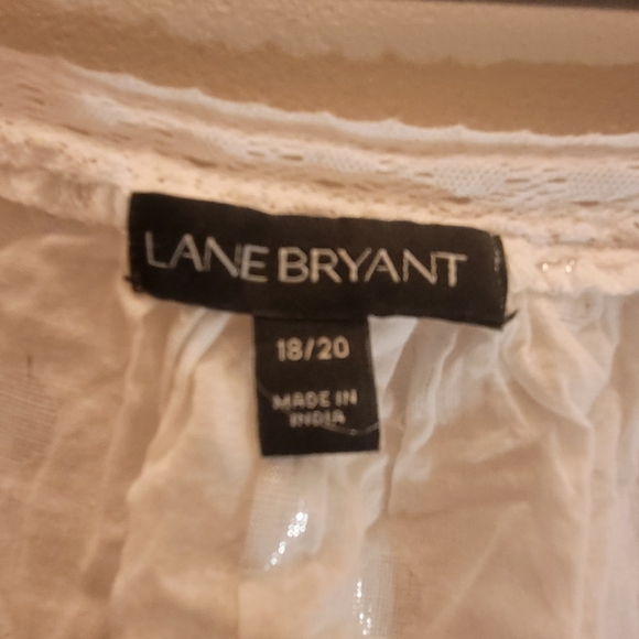 White with silver accents top. Lane Bryant size 18/20 - Picture 4 of 4